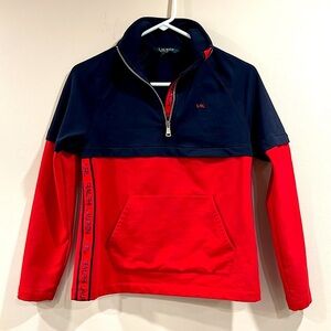 🔥Ralph Lauren Red and Navy Pullover🔥